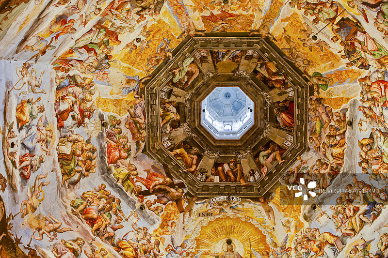 意大利佛罗伦萨大教堂内部图片素材