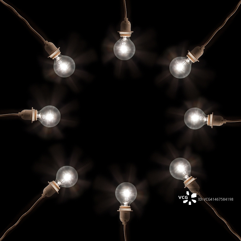 灯泡圆环图片素材