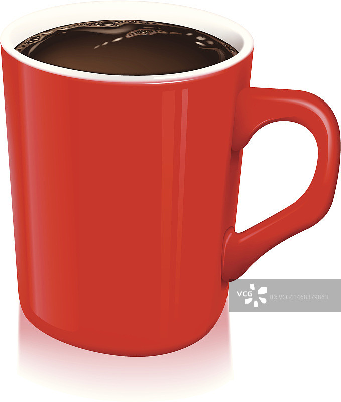 一杯满杯咖啡图片素材