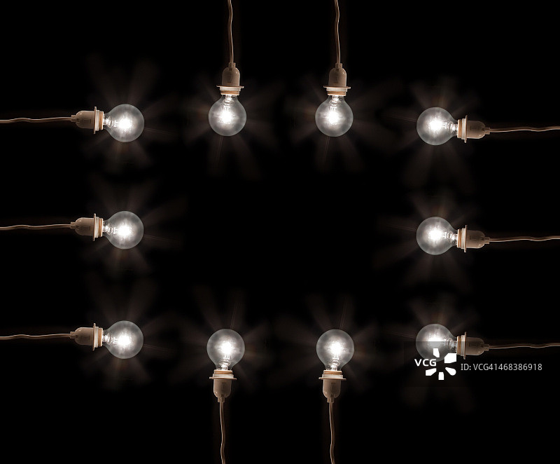 长方形灯泡图片素材