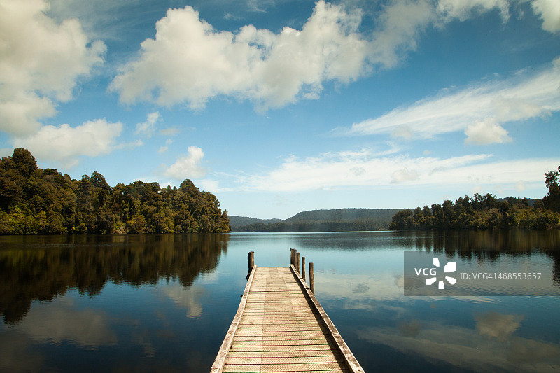 马波里卡湖，新西兰图片素材