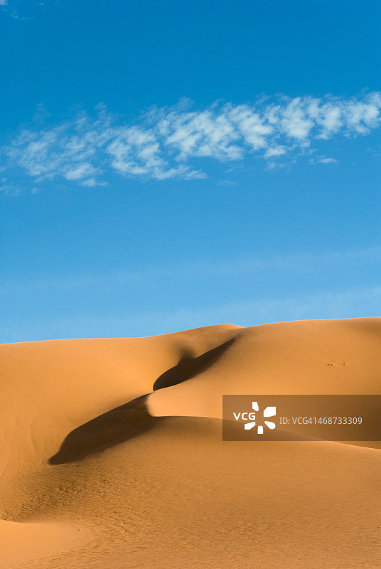 利比亚费赞撒哈拉沙漠Akakus的沙丘图片素材