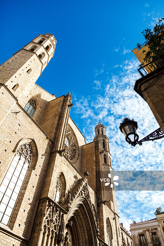 巴塞罗那的教堂图片素材