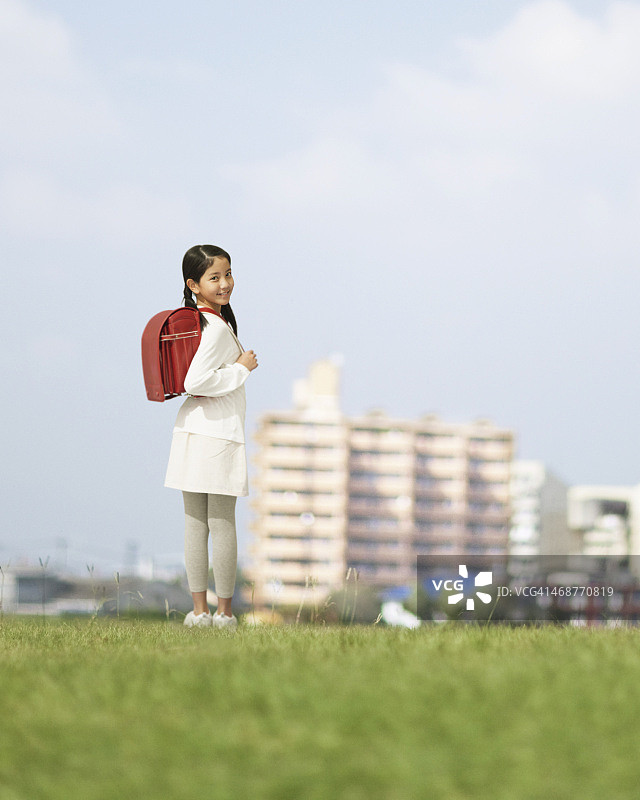 女学生肖像图片素材