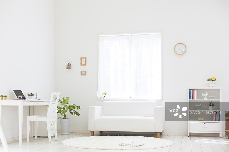 白色客厅图片素材