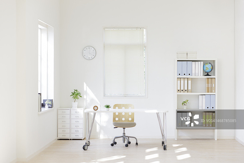 白色房间图片素材