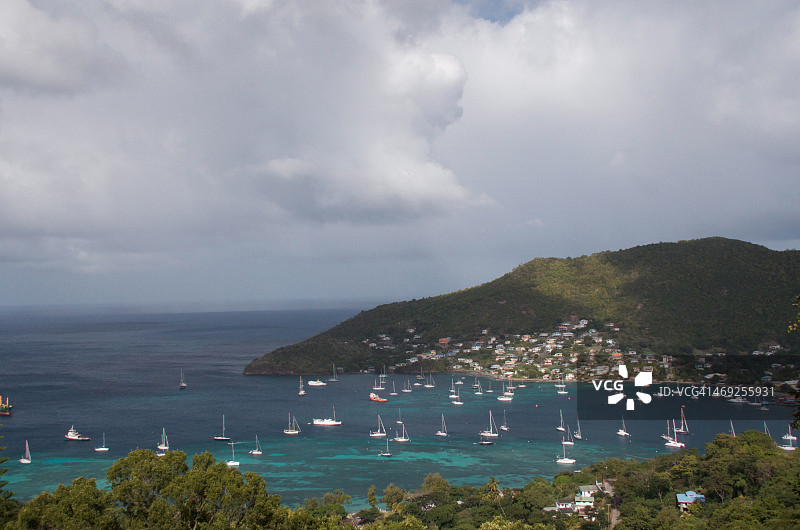 加勒比海岛屿图片素材