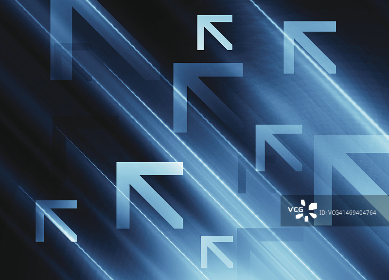 抽象的蓝线图片素材