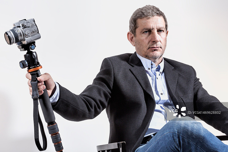 摄影师和他的权杖图片素材