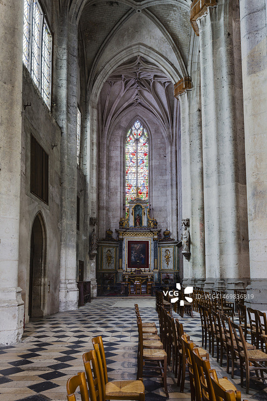 博韦圣皮埃尔大教堂内的小教堂图片素材