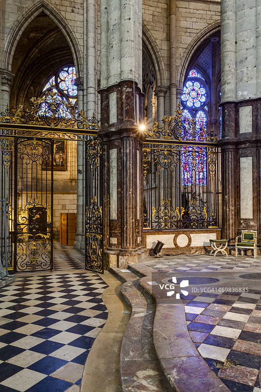博韦圣皮埃尔大教堂的唱诗班图片素材