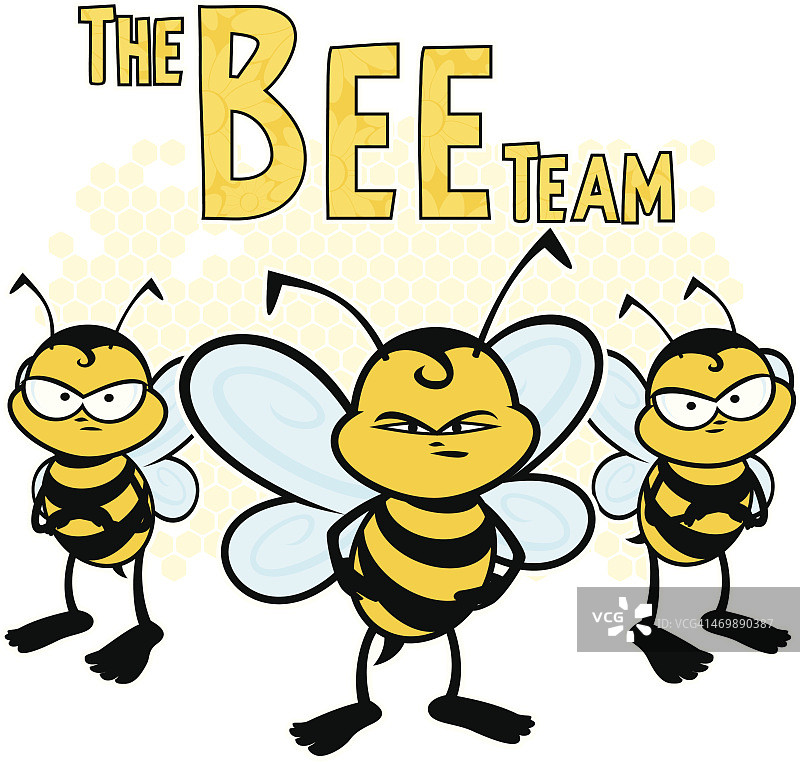 蜜蜂团队图片素材