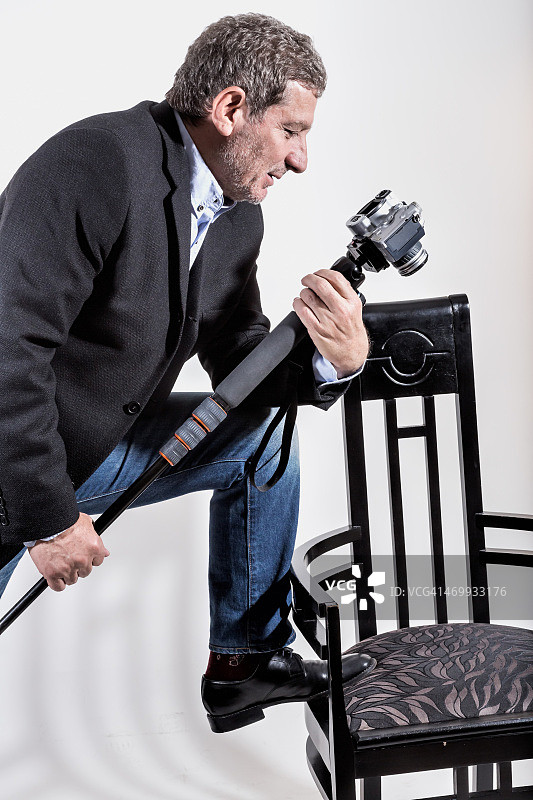 摄影师和他的权杖图片素材