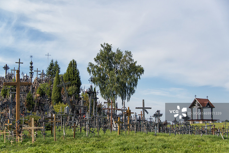 希奥利艾十字架山，立陶宛图片素材