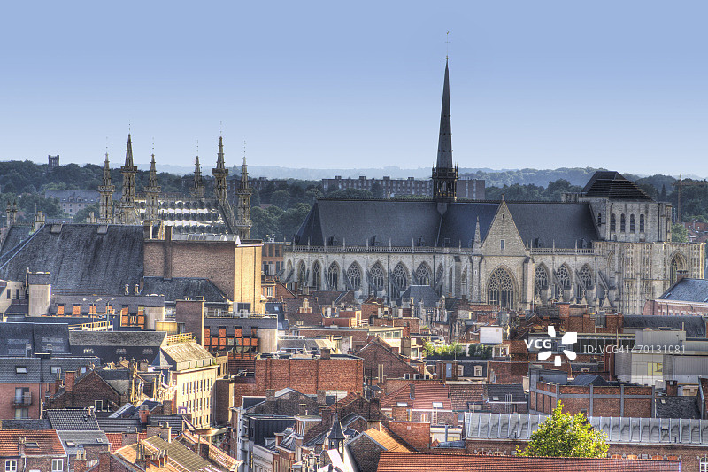 市政厅和教堂图片素材