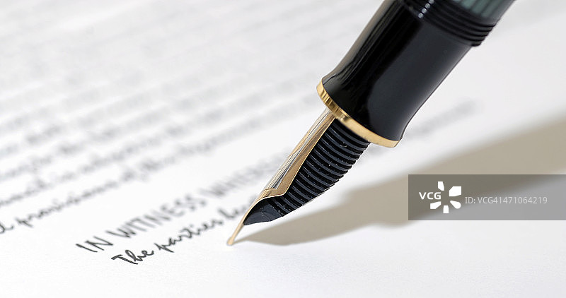 签订合同图片素材