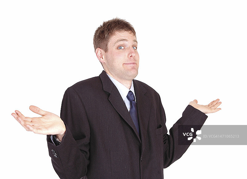 商人耸肩图片素材