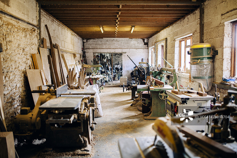 轮匠作坊、木工工具与机械图片素材