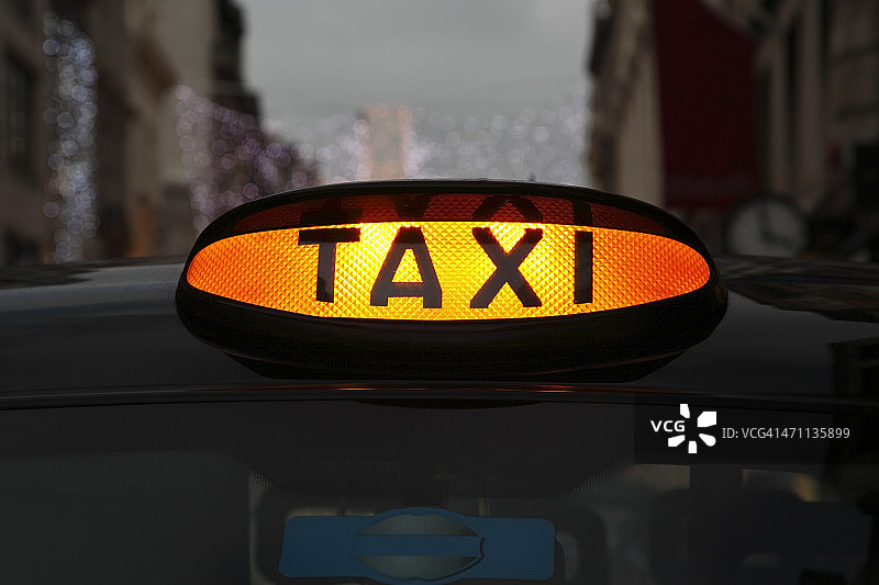出租车标志图片素材