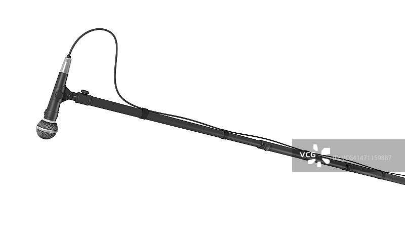 悬臂式麦克风图片素材