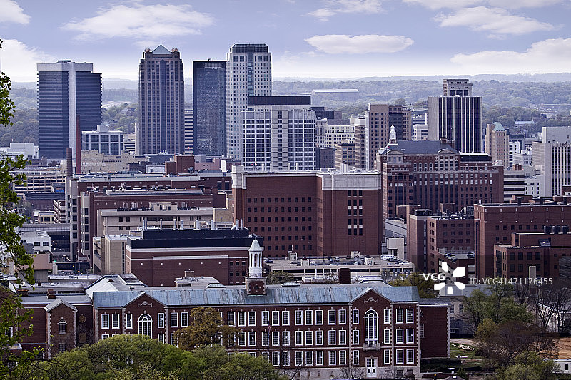 伯明翰阿拉巴马州的树木图片素材
