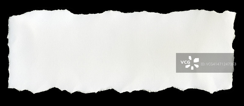 黑色背景上的白色撕纸图片素材