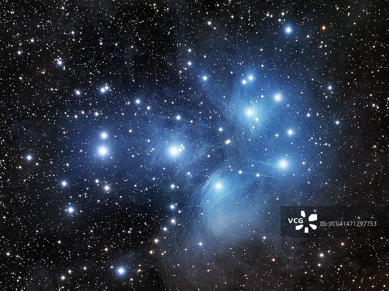 昴星团，七姐妹星团图片素材