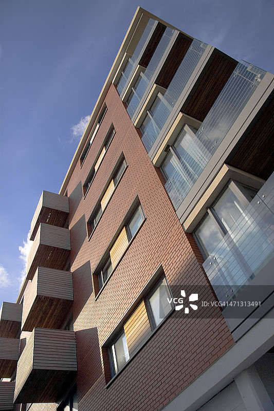 现代公寓楼图片素材