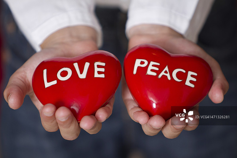 爱与和平圣诞祝福图片素材