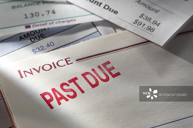 逾期未付图片素材