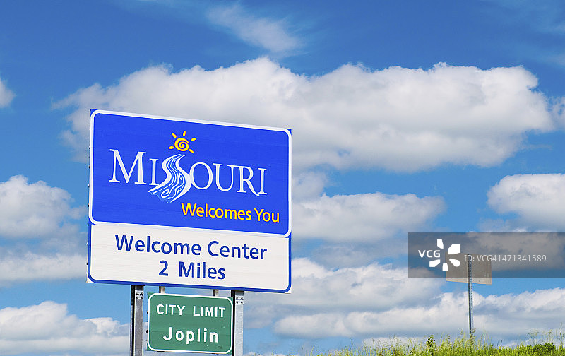 密苏里州欢迎标志图片素材