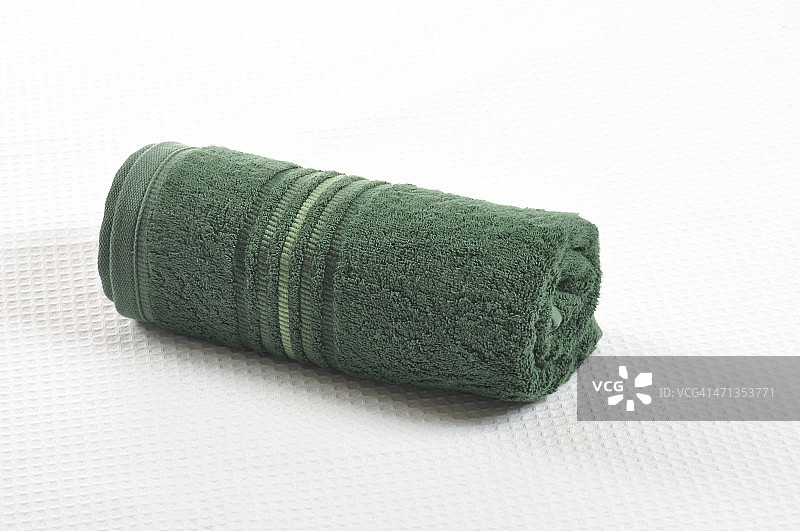 绿色毛巾图片素材