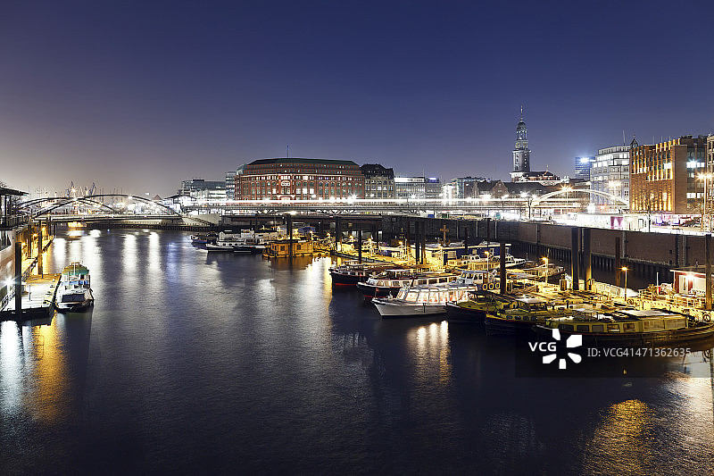 汉堡港，米歇尔图片素材