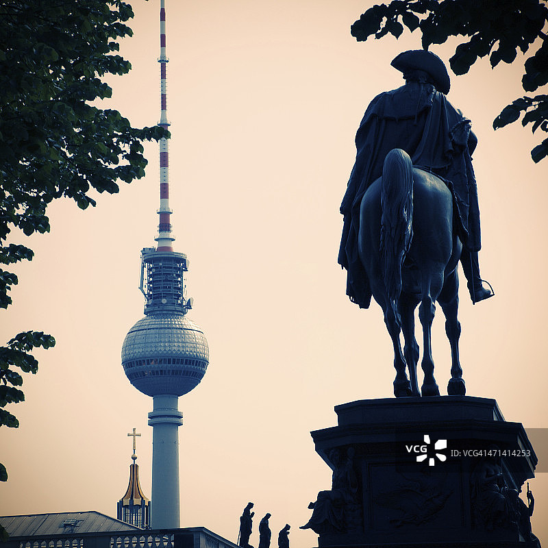 柏林电视塔图片素材