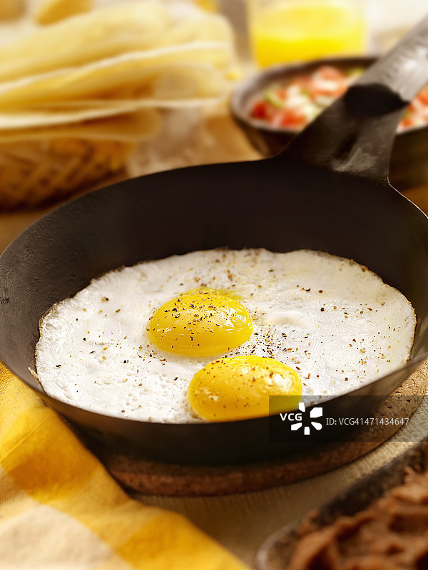 墨西哥农场风味鸡蛋图片素材