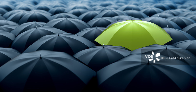 绿色雨伞图片素材