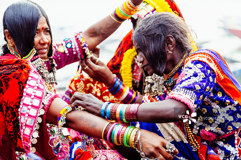卡纳塔克邦妇女图片素材