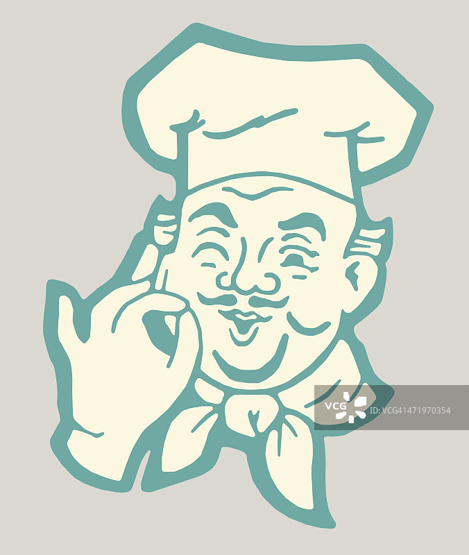 厨师做手势图片素材