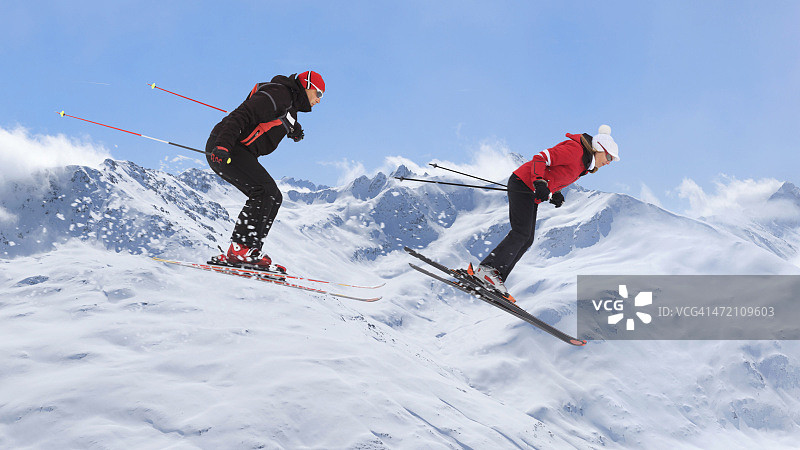 滑雪—冬季运动图片素材
