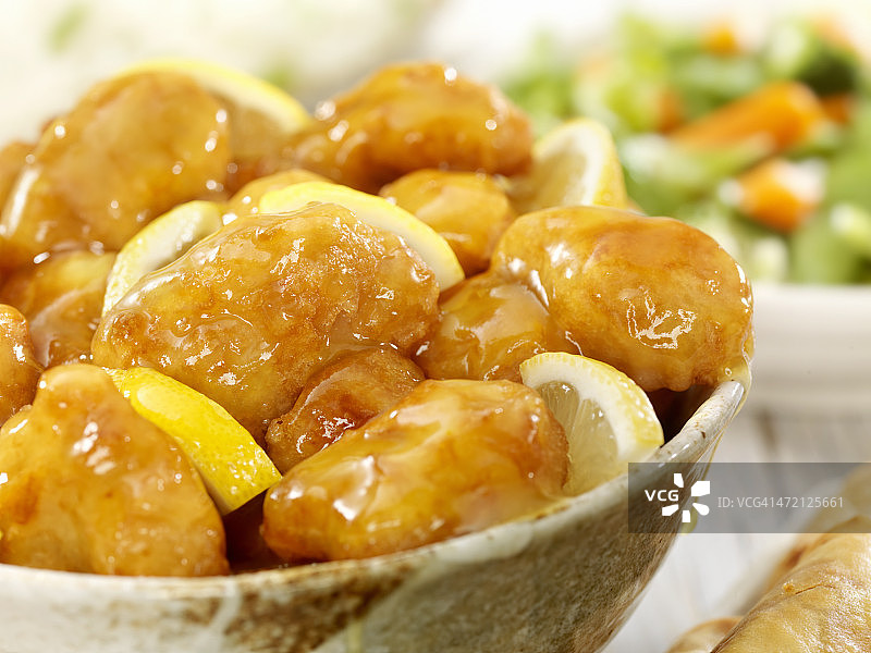 柠檬鸡图片素材