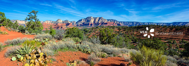 塞多纳的红色岩石图片素材
