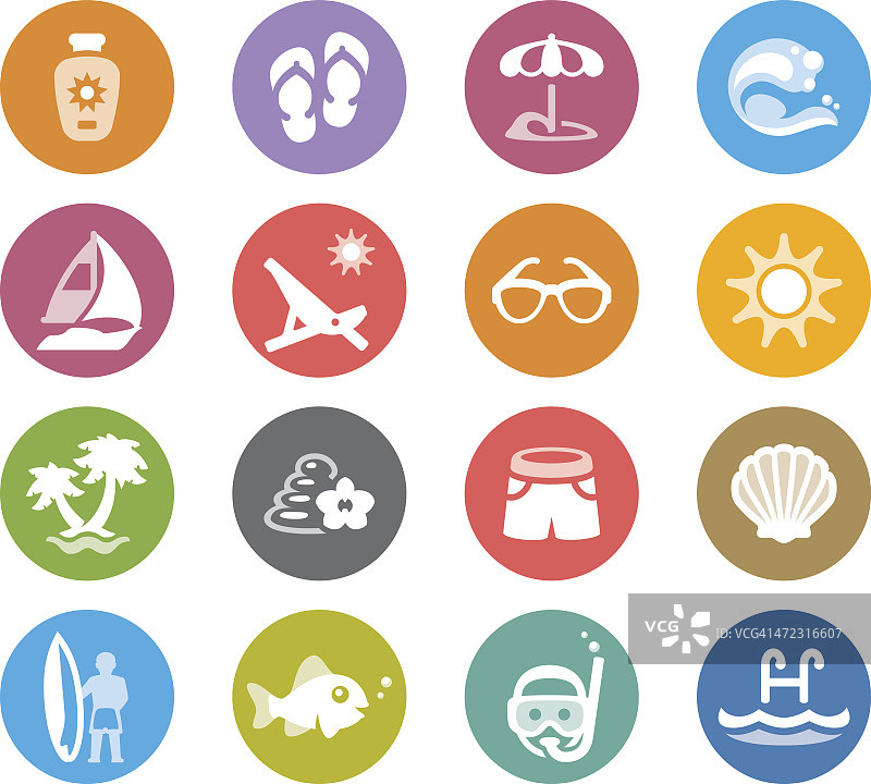 夏季假期/Wheelico图标图片素材