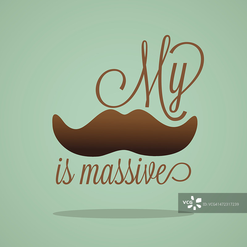 我的胡子很浓密图片素材