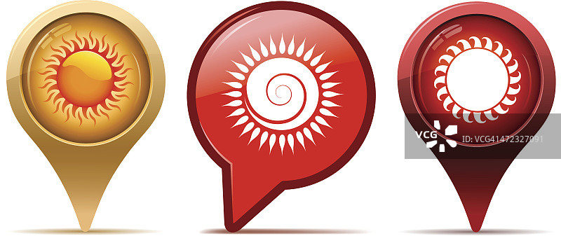 太阳指针图片素材