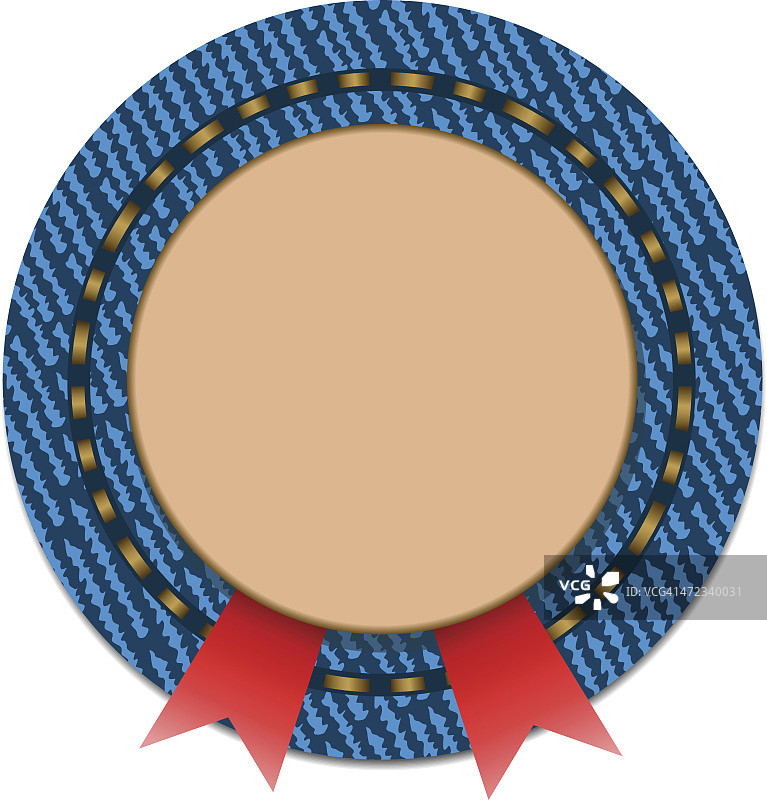 牛仔徽章图片素材