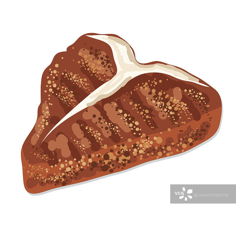 T骨牛排简笔画图片素材