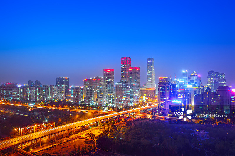 北京夜景图片素材