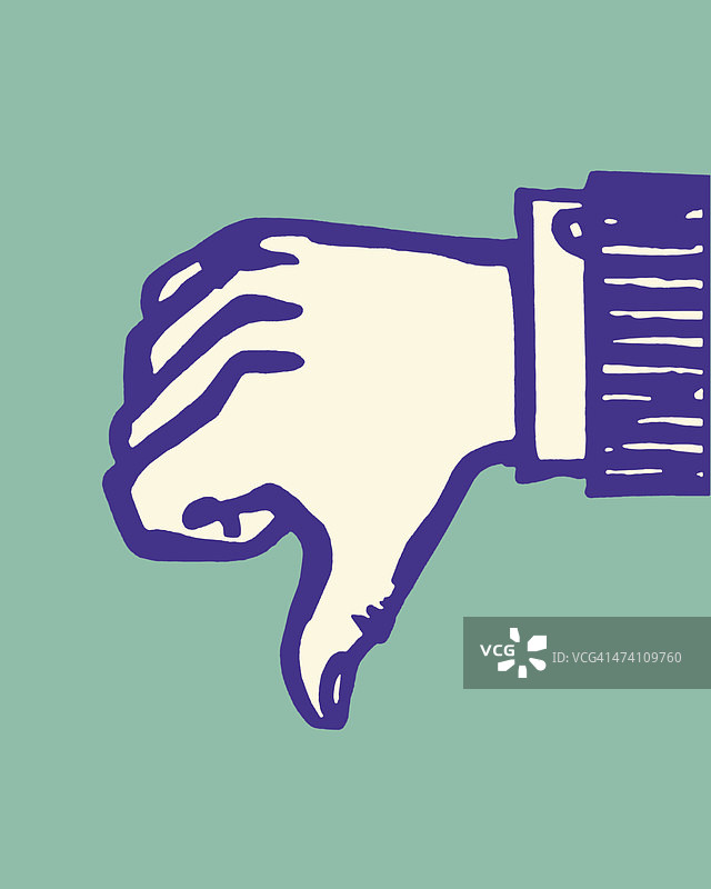 拇指向下图片素材