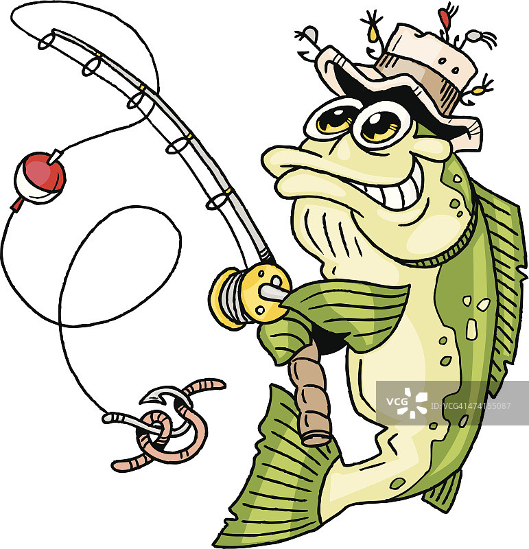 鱼类渔具图片素材