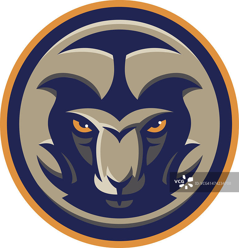 公羊头图标图片素材